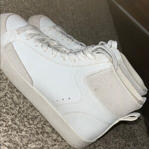 White High-Top Sneakers
